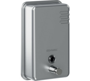 Vertical soap dispenser 1100ml 304 stainless steel brushed